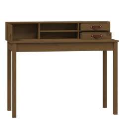 Bureau Marron miel 110x50x93 cm Bois massif de pin