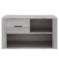 Armoire à chaussures Sonoma gris 80x35x45 cm Bois d'ingénierie