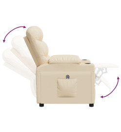 Fauteuil Crème Tissu