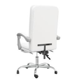 Fauteuil inclinable de bureau Blanc Similicuir