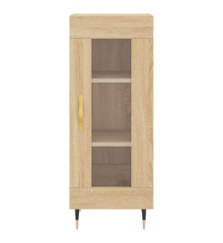 Buffet Chêne sonoma 34,5x34x90 cm Bois d'ingénierie