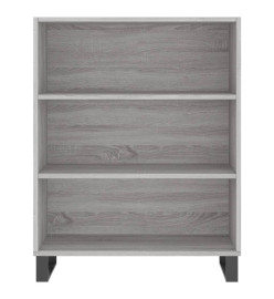 Armoire à étagères sonoma gris 69,5x32,5x90cm bois d'ingénierie