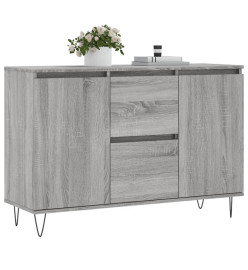 Buffet sonoma gris 104x35x70 cm bois d'ingénierie