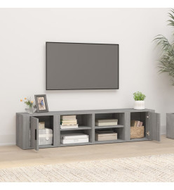 Meubles TV 2 pcs Sonoma gris 80x31,5x36 cm Bois d'ingénierie