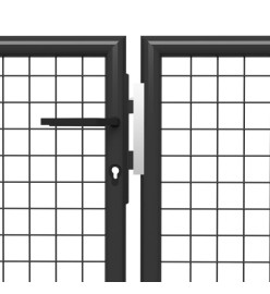 Portillon Acier 350x100 cm Anthracite