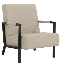 Fauteuil Gris clair Similicuir