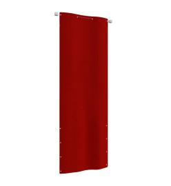 Écran de balcon Rouge 80x240 cm Tissu Oxford