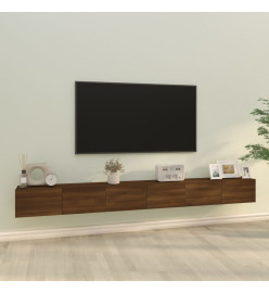 Ensemble de meubles TV 3 pcs Chêne marron Bois d'ingénierie