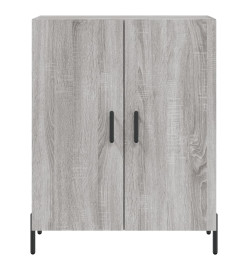 Buffet haut Sonoma gris 69,5x34x180 cm Bois d'ingénierie