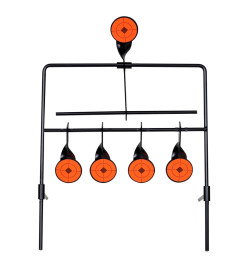 Cible de tir avec réinitialisation automatique et 4+1 cibles