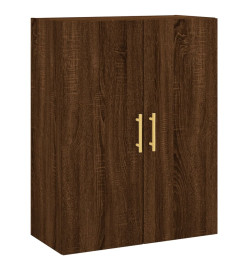 Armoire murale chêne marron 69,5x34x90 cm