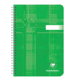 Clairefontaine Cahiers à reliure spiralée A5 90 Feuilles carrées 5 pcs