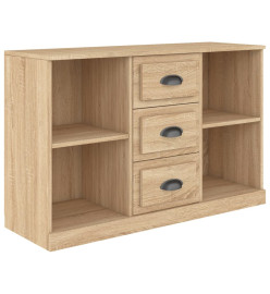 Buffet chêne sonoma 104,5x35,5x67,5 cm bois d'ingénierie