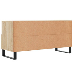 Meuble TV chêne sonoma 102x36x50 cm bois d'ingénierie