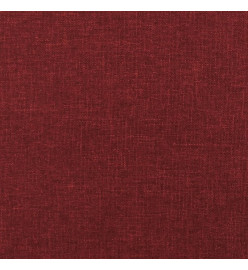 Panneaux muraux 12 pcs Rouge bordeaux 90x15 cm Tissu 1,62 m²