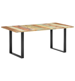 Table de salle à manger 180x90x76cm Bois de récupération solide