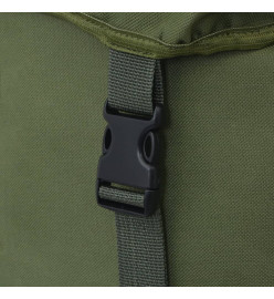 Sac à dos en style d'armée 65 L Vert