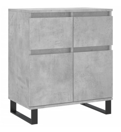 Buffet Gris béton 60x35x70 cm Bois d'ingénierie