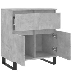 Buffet Gris béton 60x35x70 cm Bois d'ingénierie