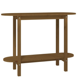 Table console Marron miel 110x40x80 cm Bois massif de pin