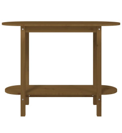 Table console Marron miel 110x40x80 cm Bois massif de pin