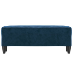 Banc Bleu 100x35x41 cm Velours