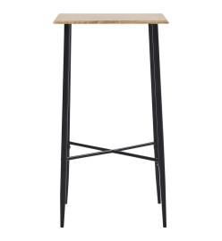 Table de bar Chêne 60 x 60 x 111 cm MDF