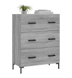 Buffet sonoma gris 69,5x34x90 cm bois d'ingénierie