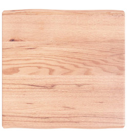 Dessus de table bois chêne massif traité bordure assortie