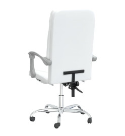 Fauteuil inclinable de bureau Blanc Similicuir