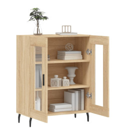 Buffet chêne sonoma 69,5x34x90 cm bois d'ingénierie