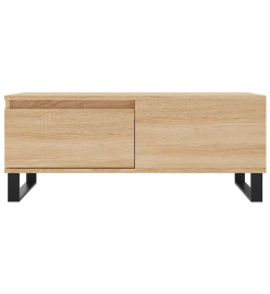 Table basse Chêne sonoma 90x50x36,5 cm Bois d'ingénierie