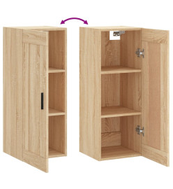 Armoire murale chêne sonoma 34,5x34x90 cm bois d'ingénierie