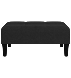 Tabouret Noir Tissu en microfibre