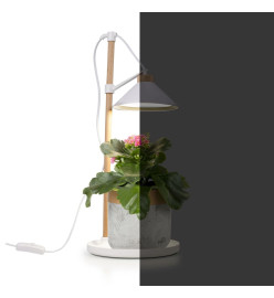 Smartwares Lampe de culture de jardin à LED 9 W Blanc