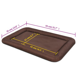 Matelas pour chiens Taille M Marron