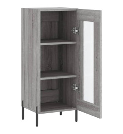 Buffet Sonoma gris 34,5x34x90 cm Bois d'ingénierie