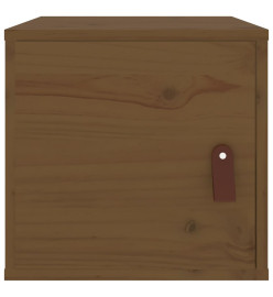 Armoire murale Marron miel 31,5x30x30 cm Bois de pin massif