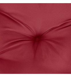 Coussin de banc de jardin rouge bordeaux 180x50x7 cm