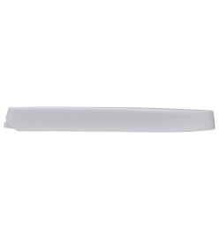 Sièges de toilette avec couvercles 2 pcs Plastique Blanc