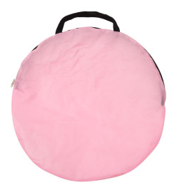 Tente de jeu pour enfants avec 250 balles Rose 100x100x127 cm