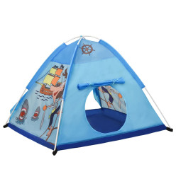 Tente de jeu pour enfants avec 250 balles Bleu 120x120x90 cm