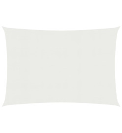 Voile d'ombrage 160 g/m² Blanc 2x2,5 m PEHD