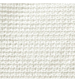 Voile d'ombrage 160 g/m² Blanc 2x4,5 m PEHD