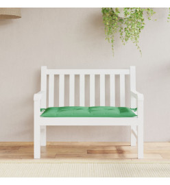 Coussin de banc de jardin vert 100x50x7 cm tissu oxford