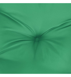 Coussin de banc de jardin vert 100x50x7 cm tissu oxford