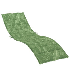 Coussin de chaise longue à motif de feuilles tissu oxford