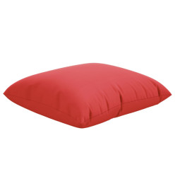 Coussins décoratifs 4 pcs rouge 40x40 cm tissu