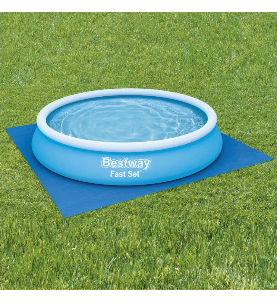 Bestway Tapis de sol pour piscine Flowclear 396x396 cm