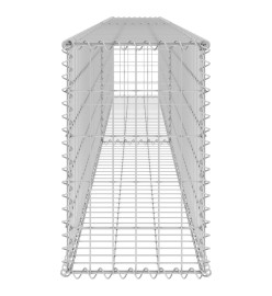 Mur en gabion avec couvercles Acier galvanisé 300x30x50 cm